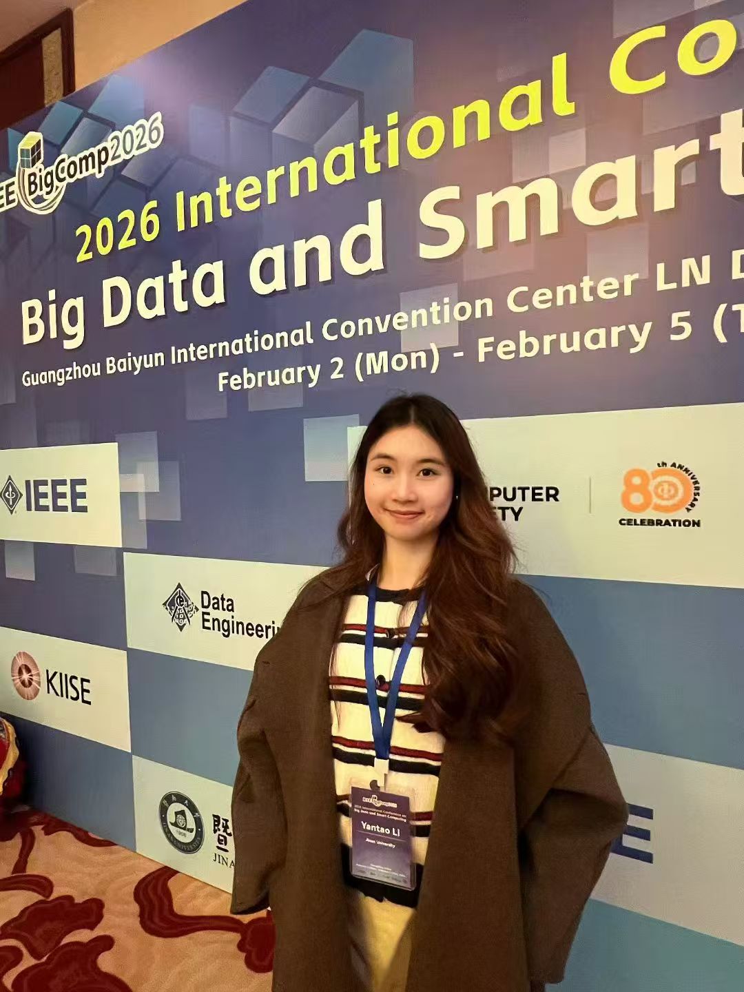 李燕涛参加 IEEE BigComp 2026 学术会议